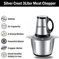 Multifunctional Electric Meat &amp; Vegetable Chopper - 1000W