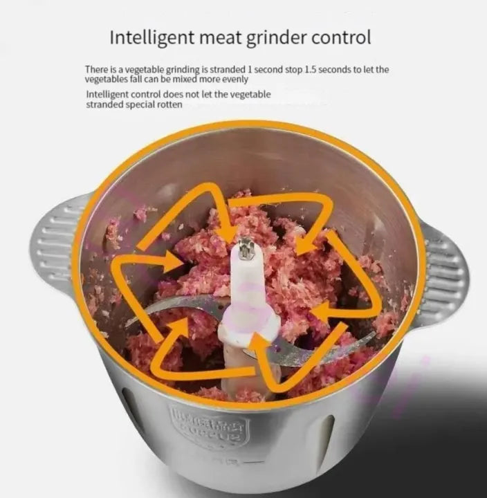Multifunctional Electric Meat &amp; Vegetable Chopper - 1000W