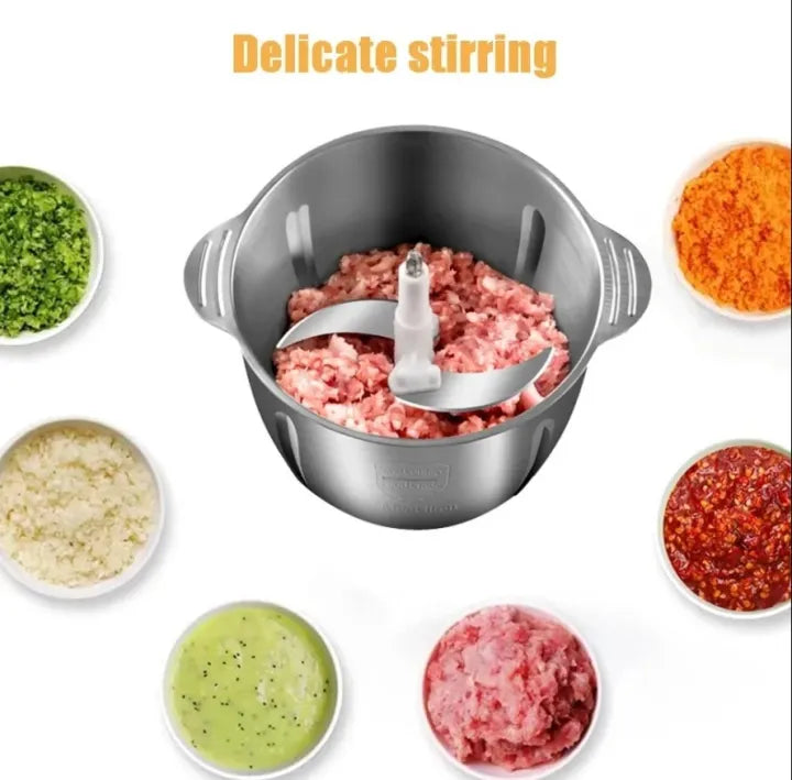 Multifunctional Electric Meat &amp; Vegetable Chopper - 1000W